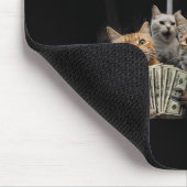 玄関に動きが検知されました 猫のユーモア 動き検知おもしろグッズ メモ マウスパッド (コーナー)
