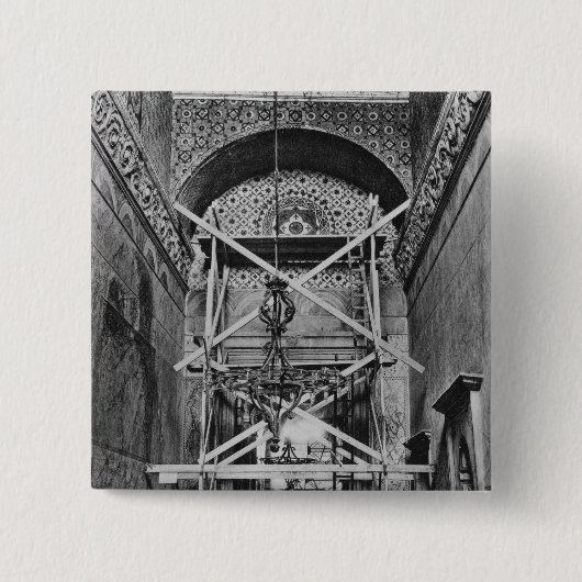 玄関の一般的な見解 缶バッジ (正面)