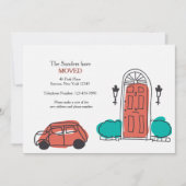 玄関ドアの動きのお知らせ 案内状 (正面)