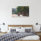 玄関ビューShadyレーン、馬車 キャンバスプリント (インサイチュ (寝室))