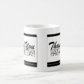 玄関マットのマグありがとう コーヒーマグカップ (中央)