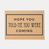 玄関マットを来ていたことを希望私に言いました ドアマット (正面)