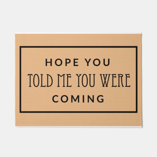 玄関マットを来ていたことを希望私に言いました ドアマット (正面)