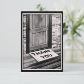 玄関マット写真ありがとう 招待状 (スタンド正面)