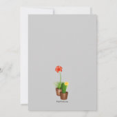 玄関マット新築パーティー 招待状 (裏面)