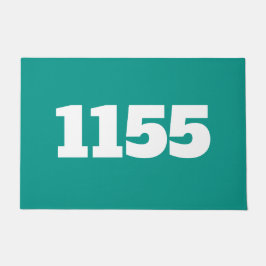 玄関マット-家 アパート 作業場 緑 ドアマット