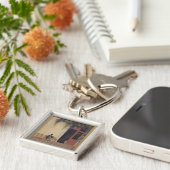 玄関口の芸術家の父そして息子 キーホルダー (側面)