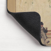 玄関口の芸術家の父そして息子 マウスパッド (コーナー)