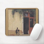 玄関口の芸術家の父そして息子 マウスパッド (マウス)