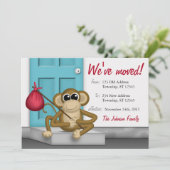 玄関口-移動発表のかわいい猿 案内状 (スタンド正面)