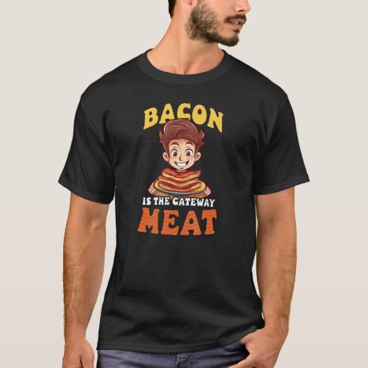 玄関肉ベーコン Tシャツ (正面)