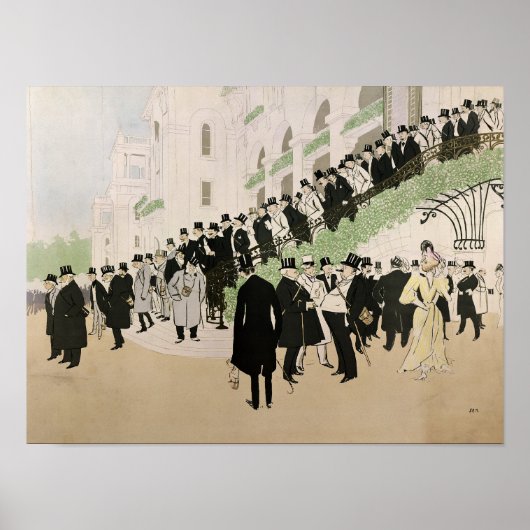 玄関階段 ポスター (正面)