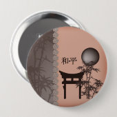 玄鳥居竹桃 缶バッジ (正面&裏面)