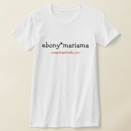 率直なあなた自身 Tシャツ (レイダウン)