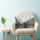 率直なマイヤーズBoggsパリの通り場面 ランバークッション (椅子)