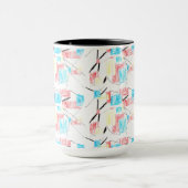 率直な芸術のお母さんのお気に入りのなマグ マグカップ (中央)