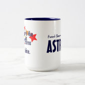 率直なBormanの基本的な星のコーヒー・マグ ツートーンマグカップ (中央)