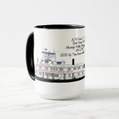 率直なC. Randと示されるTowboat マグカップ (正面左)