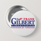 率直なGilbert 3つ 缶バッジ (正面&裏面)