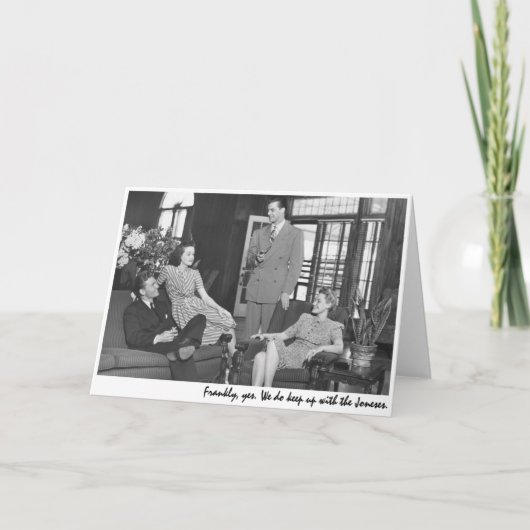 「率直に言って、yes。我々保はジョーンゼスを調べる」 カード (正面)