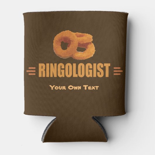 玉おもしろいねぎリングや輪愛好家 缶クーラー (正面)