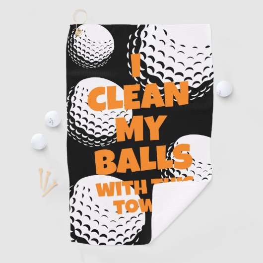 玉おもしろいを拭くゴルフタオル ゴルフタオル (インサイチュ)