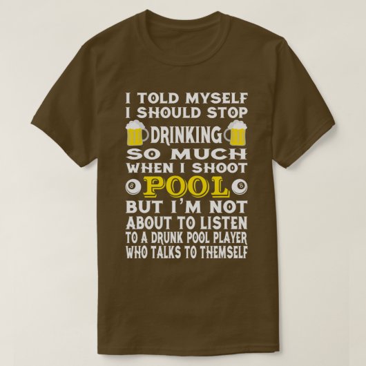 玉おもしろい突き酒を飲めストップた Tシャツ (デザイン正面)