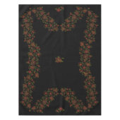 玉が付いているMetisの芸術のテーブルクロスの先住民装飾を食事します テーブルクロス (正面)