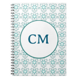 玉と青の渦巻き ノートブック