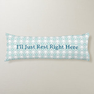 玉と青の渦巻き ボディピロー