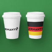 玉にドットを使ったドイツのサッカー選手 紙コップ