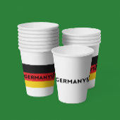 玉にドットを使ったドイツのサッカー選手 紙コップ