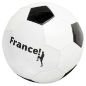 玉にフランスのドットを使ったサッカー選手 サッカーボール (3/4)