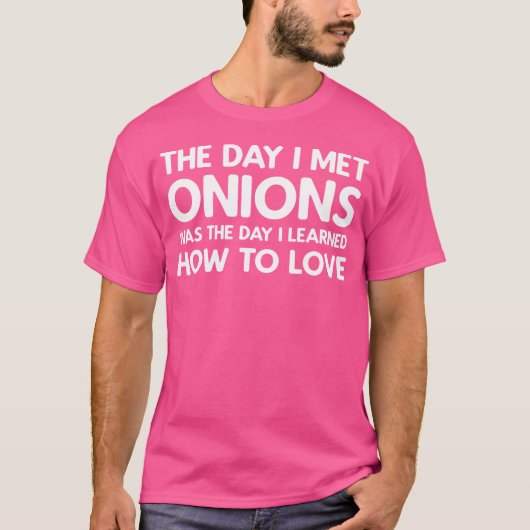 玉ねぎとの出会いの日 Tシャツ (正面)