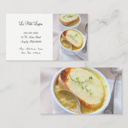 玉ねぎの汁2杯 名刺 (正面/裏面)