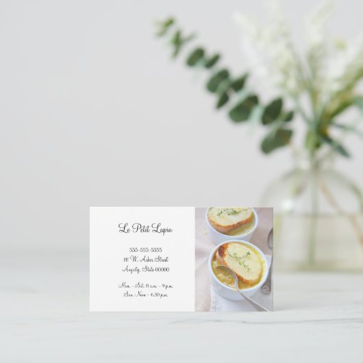 玉ねぎの汁2杯 名刺 (スタンド正面)