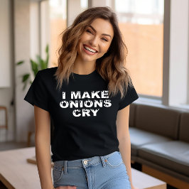 玉ねぎを泣かせる Tシャツ