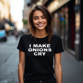 玉ねぎを泣かせる Tシャツ