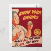 玉ねぎを知れ ポストカード (正面/裏面)