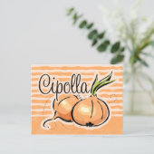 玉ねぎイタリアンレシピカード ポストカード (スタンド正面)