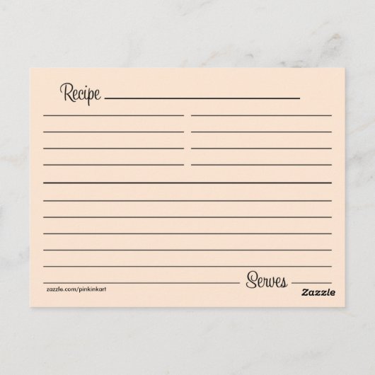 玉ねぎイタリアンレシピカード ポストカード (裏面)