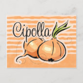 玉ねぎイタリアンレシピカード ポストカード (正面)