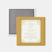 玉ねぎフランスの汁レシピ磁石 マグネット (正面/裏面)