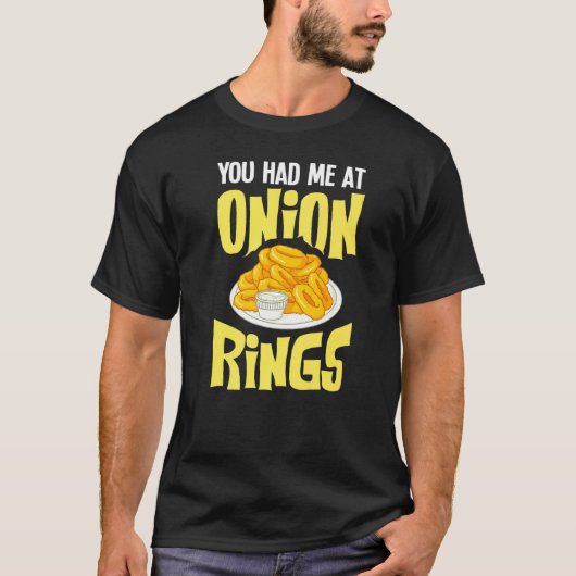 玉ねぎリングや輪バッターソース1 Tシャツ (正面)