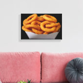 玉ねぎリングや輪 キャンバスプリント (インサイチュ (リビング))