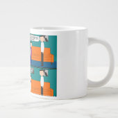 玉ねぎリングや輪 ジャンボコーヒーマグカップ (右)