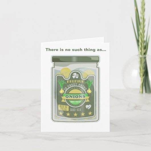 玉ねぎ漬け カード (正面)