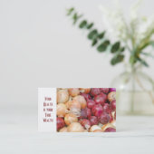 玉ねぎ赤と白束 名刺 (スタンド正面)