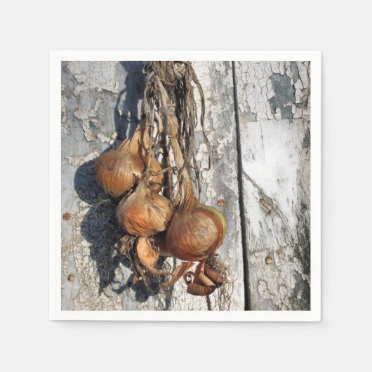 玉ねぎ スタンダードカクテルナプキン (正面)