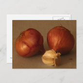 玉ねぎ&ニンニク ポストカード (正面/裏面)